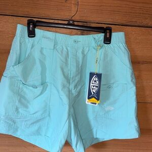 AFTCO Turquoise Men’s Fishing Shorts